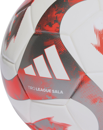 Piłka nożna adidas Tiro League Sala biało-pomarańczowa HT2425