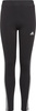 Legginsy dla dzieci adidas Essentials 3-Stripes Cotton Tights czarne IC3623
