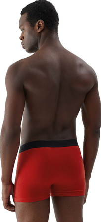 Bokserki męskie 4F M027 czerwone, czarne 4FAW23UBXSM027 91S