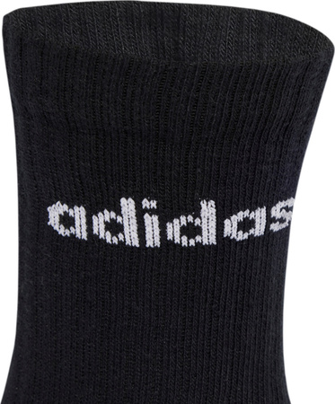 Skarpety adidas Linear Crew Socks Cushioned 6 Pair Pack czarne JL6094