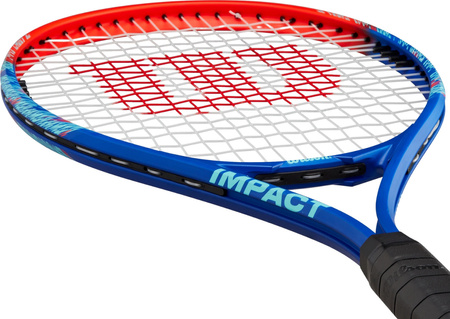Rakieta do tenisa ziemnego Wilson Impact Rkt 3 4 3/8 niebiesko-pomarańczowa WR147510U3