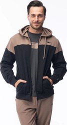 Męska bluza z kapturem bawełniana Hi-tec Hiba rozmiar XL