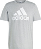 Koszulka męska adidas Essentials Single Jersey 3-Stripes Tee szara IC9350