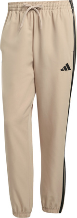 Dres męski adidas Sportswear Basic 3-Stripes Woven beżowy JX3149