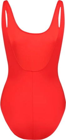 Kostium kąpielowy damski Puma Swim Women Swimsuit 1P czerwony 907685 02