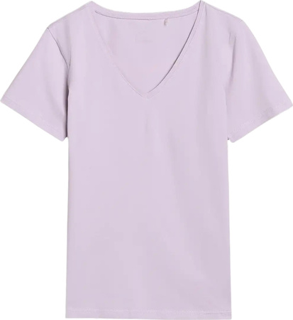Koszulka damska 4F F1990 jasny fiolet 4FWSS25TTSHF1990 52S