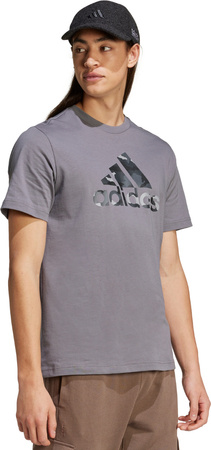 Koszulka męska adidas Camo Bos Graphic Tee szara IY0741
