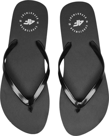 Klapki damskie 4F F064 czarne 4FSS23FFLIF064 21S