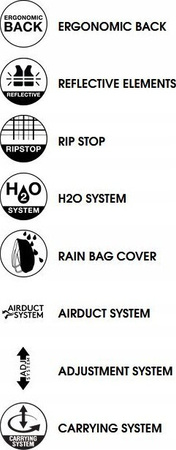 Plecak turystyczny trekkingowy wyprawowy górski ze stelażem Hi-Tec Stone 75 l