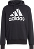 Bluza męska adidas Essentials French Terry Big Logo Hoodie czarna IC9363