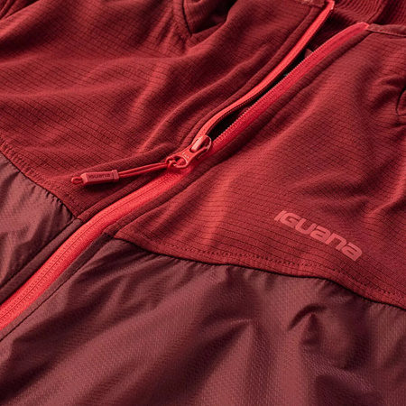 Męska bluza turystyczna treningowa rozpinana z kapturem Iguana Scone rozmiar XL