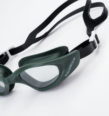 Okularki pływackie Aquawave Helm zielono-czarno-białe