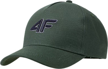 Czapka z daszkiem dla dzieci 4F U388 ciemna zieleń 4FJWSS25ACABU388 40S