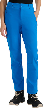 Spodnie trekkingowe damskie 4F softshell FNK F0988 niebieskie 4FWAW25TFTRF0988 33S