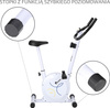 Rower treningowy stacjonarny magnetyczny One Fitness RM8740 biały