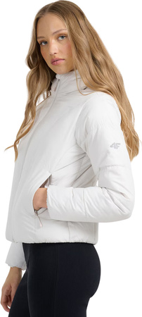 Kurtka damska puchowa 4F F0706 szara 4FRAW25TDJAF0706 27S