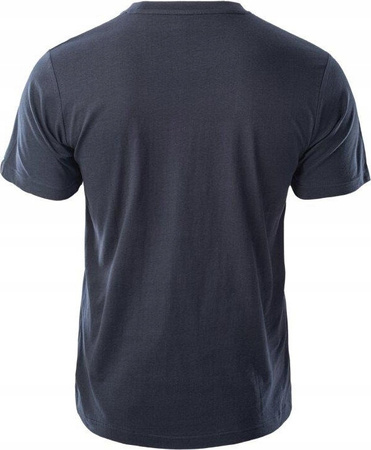 Męska koszulka z krótkim rękawem Hi-tec Olen granatowa rozmiar L