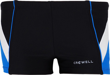 Spodenki kąpielowe dla chłopca Crowell Frankie czarno-niebieskie kol.1