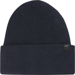 Czapka zimowa ciepła 4F U556 granatowa 4FWAW25ACAPU556 31S