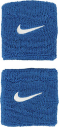 Frotki na rękę Nike Swoosh Wristbands 2 szt. niebieskie N1012405400OS