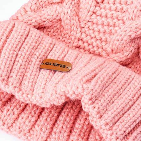 Damska czapka zimowa z pomponem Iguana Edra