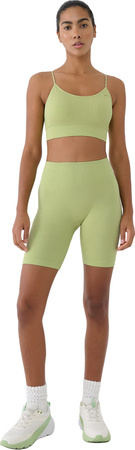 Legginsy damskie 4F FNK F014 jasna zieleń 4FWSS25TFSTF014 42S