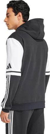 Bluza męska adidas Squadra 25 Sweat Hoody czarno-biała JE2776