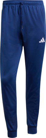 Spodnie męskie adidas 3-Stripes Tricot Regular Tapered granatowe JI8812