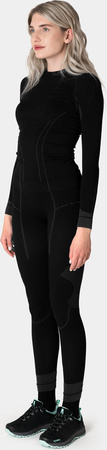 Bielizna termoaktywna damska Alpinus Base Layer Set czarno-szara GT18370