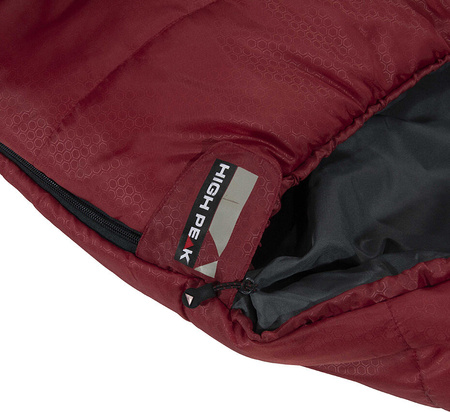 Śpiwór High Peak Redwood 3 220x80x50 cm bordowo-szary 23085