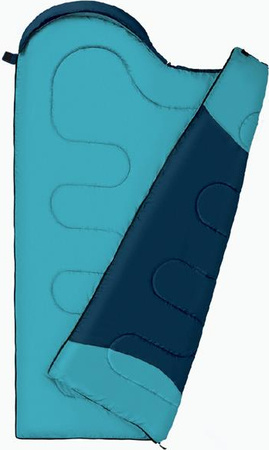 Śpiwór turystyczny mumia Nils Camp NC2008 niebieski 215x75cm