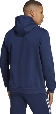 Bluza męska adidas Tiro 23 League Sweat Hoodie granatowo-biała HS3599