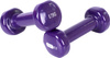 Hantle hantelki winylowe ciężarki do ćwiczeń Profit fioletowe 2x0,75 kg