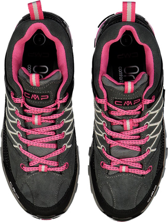 Buty trekkingowe damskie CMP Rigel Low WP szaro-czarno-różowe 3Q13246103Q