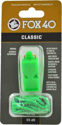 Gwizdek Fox 40 Classic zielony ze sznurkiem 9903-1408