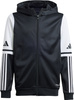 Bluza dla dzieci adidas Squadra 25 Hoody czarno-biała JE2756