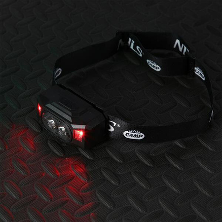 Latarka czołowa led lampka czołówka wodoodporna regulowana 600 lm Nils camp nc0008