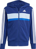 Dres dla dzieci adidas Seasonal Essentials Tiberio 3-Stripes French Terry granatowy JI6035