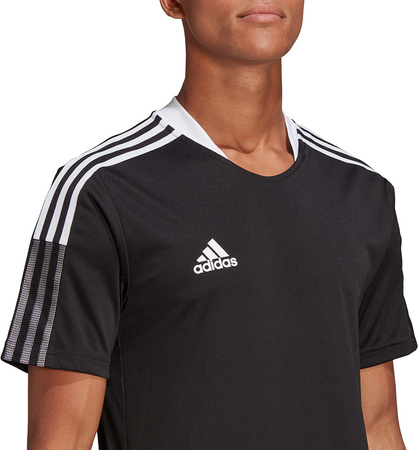 Koszulka męska adidas Tiro 21 Training Jersey czarna GM7586