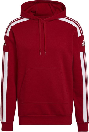 Bluza męska adidas Squadra 21 Sweat Hoody czerwona HC6282