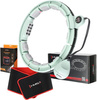 Zestaw hula hop magnetyczny green HHM13 z licznikiem HMS pas wyszczuplający br163 black 