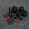 Zestaw ciężarów hantla gryf 20kg HMS sgn120 pro set 6w1