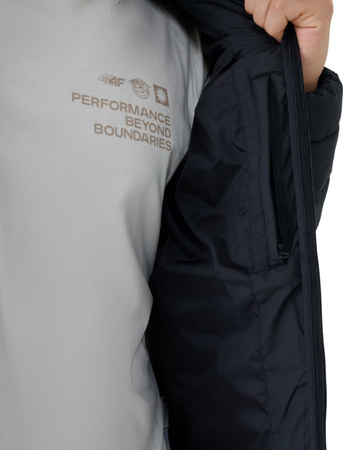 Kurtka męska puchowa 4F M538 czarna 4FWSS25TDJAM538 20S