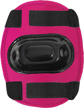 Zestaw ochraniaczy kolana łokcie nadgarstki na rolki, hulajnogę, deskorolkę Nils Extreme H108 rozmiar L ciemno-różowe