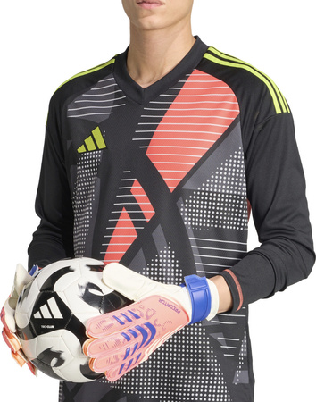 Rękawice bramkarskie adidas Predator Glove Training biało-pomarańczowe JN5355