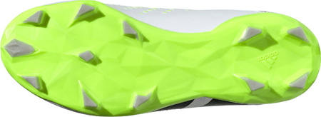 Buty piłkarskie dziecięce adidas Predator Accuracy.3 FG biało-szare IE9504