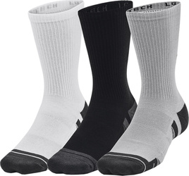 Skarpety Under Armour Performance Tech 3 pary białe, czarne, szare 1379512 011