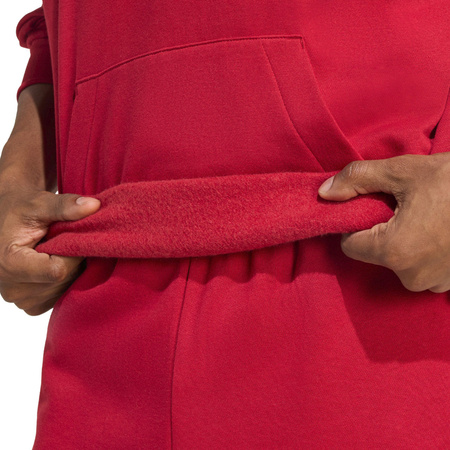 Bluza męska adidas Essentials Feelcozy Hoodie czerwona KC0907