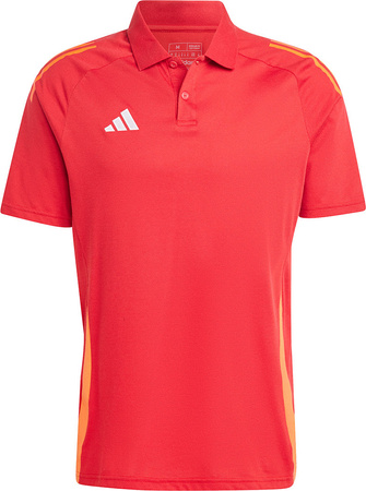 Koszulka męska adidas Tiro 24 Competition Polo czerwona IR7563