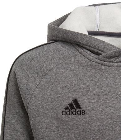Bluza dla dzieci adidas Core 18 Hoody Junior szara CV3429